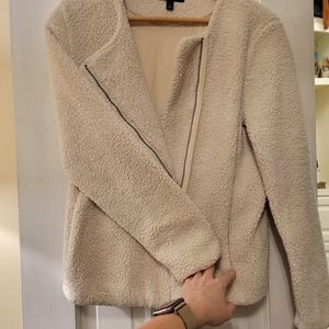 Banana republic sherpa moto jacket